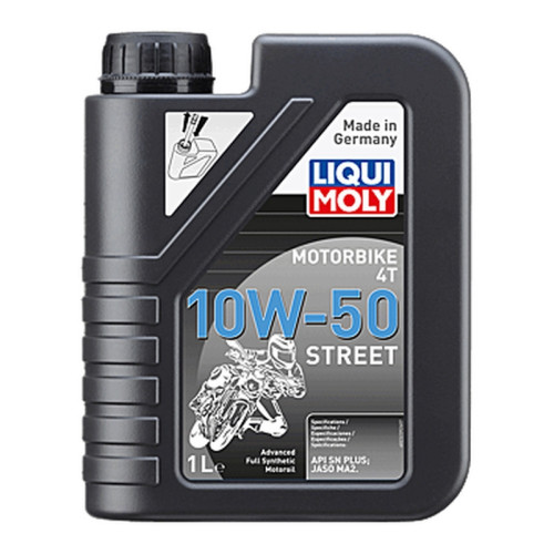 Aceite de motor LIQUI MOLY Advanced Full Synthetic 4T 10W-50 Street - Garrafa 4L