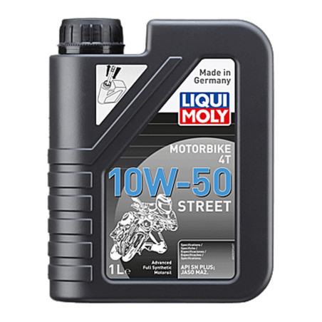 Aceite de motor LIQUI MOLY Advanced Full Synthetic 4T 10W-50 Street - Garrafa 4L