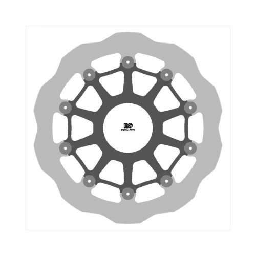 Disco de freno NG BRAKES ondulado fijo - 2393X