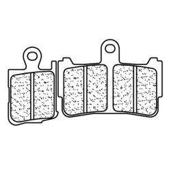 Juego de pastillas sinterizadas CL BRAKES (1216A3+)