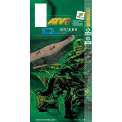 Juego de pastillas sinterizadas CL BRAKES (1220ATV1) 2