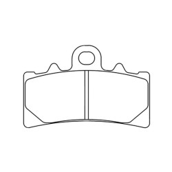 Juego de pastillas sinterizadas CL BRAKES (1233A3+)
