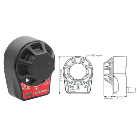 Puños calefactables V Parts con control ajustable