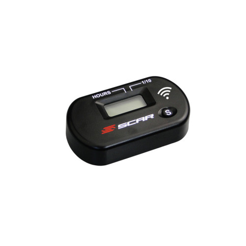 Cuenta horas inalambrico SCAR negro SWHM