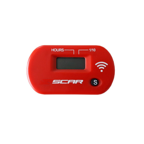 Cuenta horas inalambrico SCAR rojo SWHMR