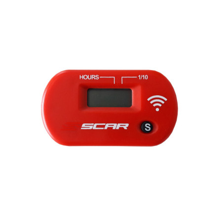 Cuenta horas inalambrico SCAR rojo SWHMR