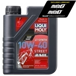 Aceite de motor LIQUI MOLY Sintético 4T 10W-40 Street Race - Botella 1L
