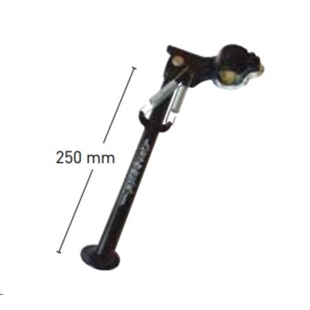 Caballete lateral universal para tubo ø26-ø32 – largo 250mm BUZZETTI