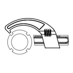 Llave regulable para fijación de anillos ø25-70 acero chrome vanadium BUZZETTI 2