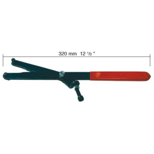 Herramienta universal para bloquear volante y poleas con pins 5/9mm apertura 50-140 BUZZETTI