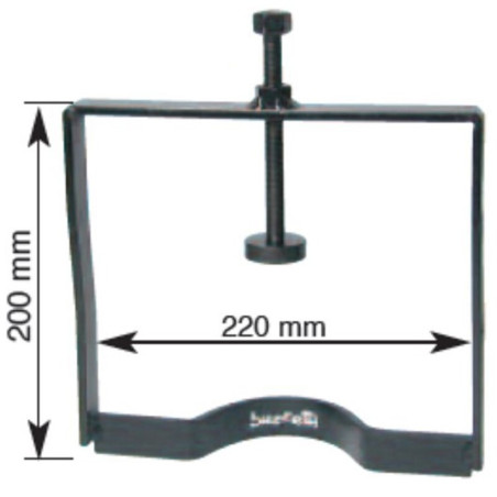 Herramienta para comprobar muelles de embrague motores 300/500 220 ancho max BUZZETTI