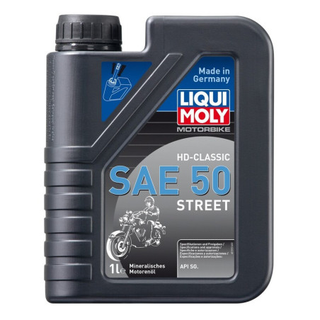 Aceite de motor LIQUI MOLY Mineral 4T HD-Classic SAE 50 Street - Botella 1L