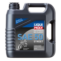 Aceite de motor LIQUI MOLY Mineral 4T HD-Classic SAE 50 Street - Garrafa 4L