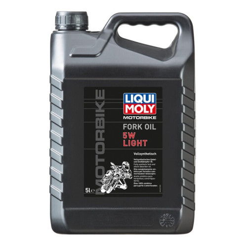 Aceite de horquilla / amortiguador LIQUI MOLY Sintético 5W Light - Garrafa 5L