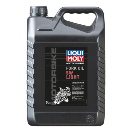 Aceite de horquilla / amortiguador LIQUI MOLY Sintético 5W Light - Garrafa 5L
