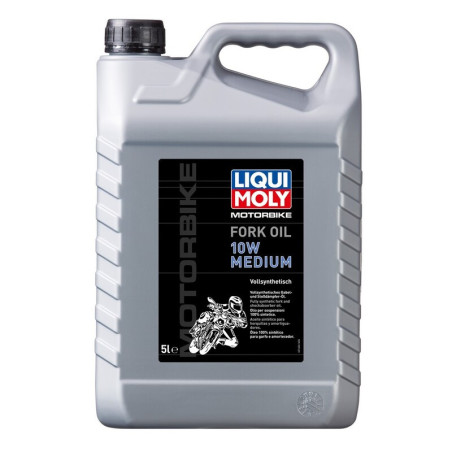 Aceite de horquilla / amortiguador LIQUI MOLY Sintético 10W Medium - Garrafa 5L