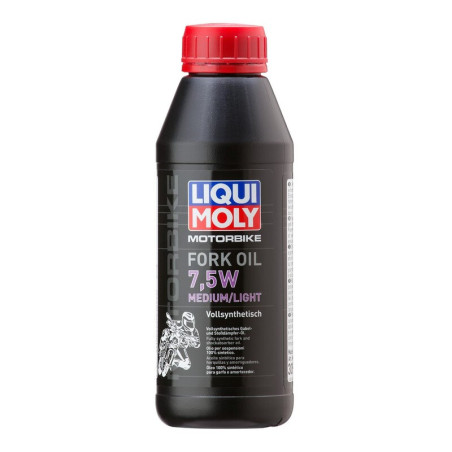 Aceite de horquilla / amortiguador LIQUI MOLY Sintético 7,5W Medium / Light - Bote 500ml
