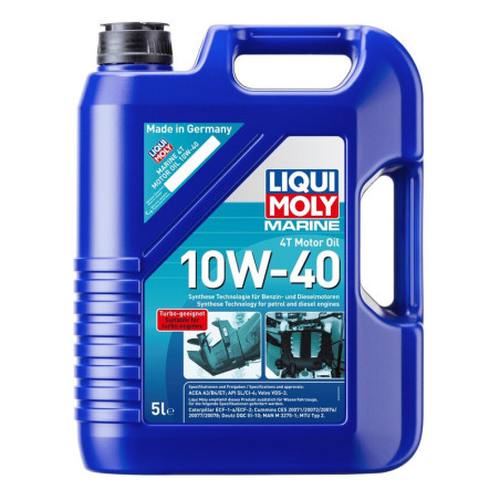 Aceite de motor LIQUI MOLY HC Sintético 4T 10W-40 Marine - Garrafa 5L