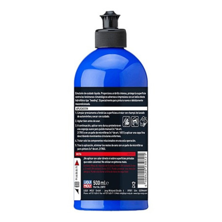 Cera protección y brillo de pintura LIQUI MOLY - Bote 500ml