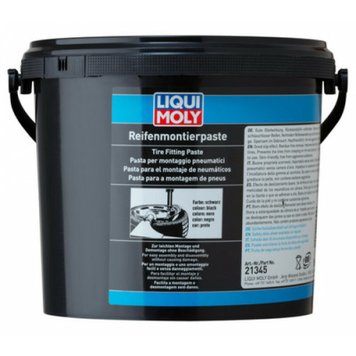 Pasta para montaje de neumáticos LIQUI MOLY (negra) - Cubo 5kg