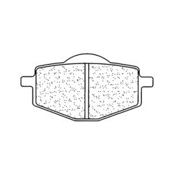 Juego de pastillas sinterizadas CL BRAKES (2284A3+)