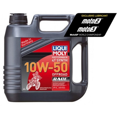 Aceite de motor LIQUI MOLY Sintético 4T 10W-50 Off-Road Race - Garrafa 4L