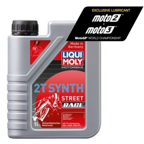 Aceite de motor LIQUI MOLY Sintético 2T Street Race - Botella 1L