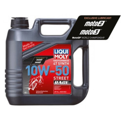 Aceite de motor LIQUI MOLY Sintético 4T 10W-50 Street Race - Garrafa 4L