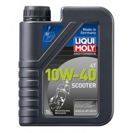 Aceite de motor LIQUI MOLY Mineral 4T 10W-40 Scooter - Botella 1L