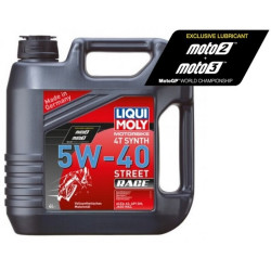 Aceite de motor LIQUI MOLY Sintético 4T 5W-40 Street Race - Garrafa 4L