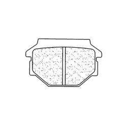 Juego de pastillas sinterizadas CL BRAKES (2472RX3) 2