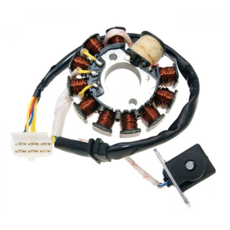 Estátor TECNIUM - scooter chinas GY6 YY125T-39 700.16.34 11 bobinas 6 cables