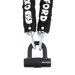 Candado de cadena HD 2.0m Oxford OF160 - Certificado Sold Secure Silver / ART3