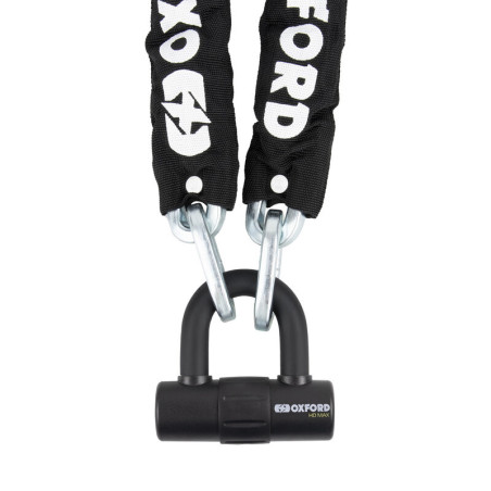 Candado de cadena HD 2.0m Oxford OF160 - Certificado Sold Secure Silver / ART3