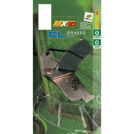 Juego de pastillas sinterizadas CL BRAKES (2750MX10)